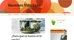 Desktop Screenshot of hacemosvidasana.com